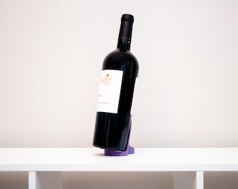 Minimalist Wine Bottle Holder: 3D Printed Party Decor