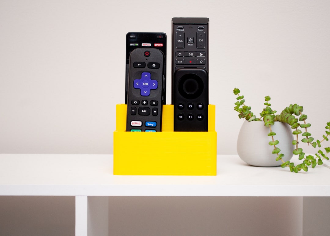 4 Pocket Remote Control Holder Caddy TV Remote Organizer Etsy