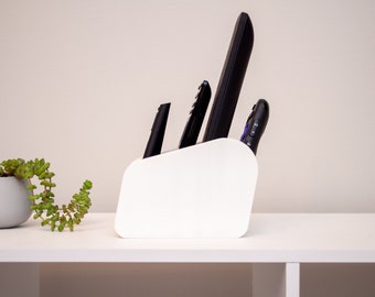 4-Slot Remote Control Holder, Minimalist Boho TV Organizer
