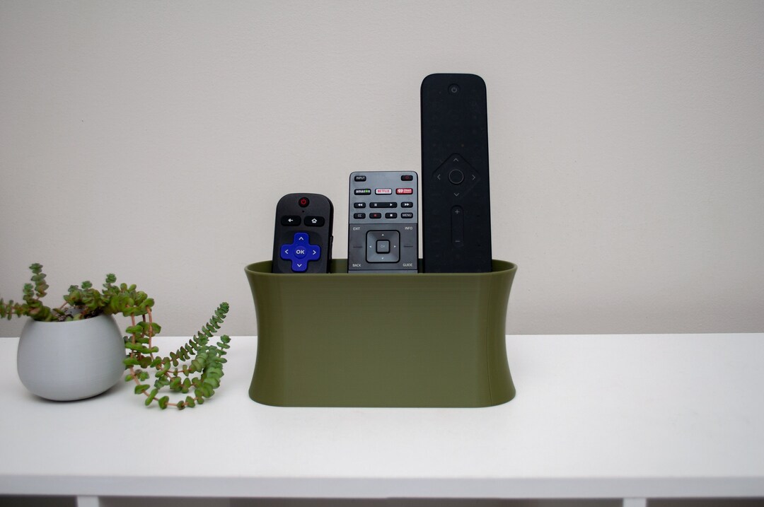 3 Pocket Sleek Remote Control Holder Caddy TV Lover Remote Control