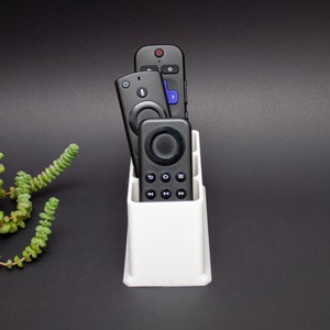 3 Pocket SLIM Remote Control Holder Caddy Scandinavian Minimalist Boho Design TV Remote Organizer Remote Box Slender Gifts for Dad