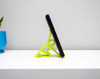 Fun Stickman Cell Phone Stand, Recipe Card Holder