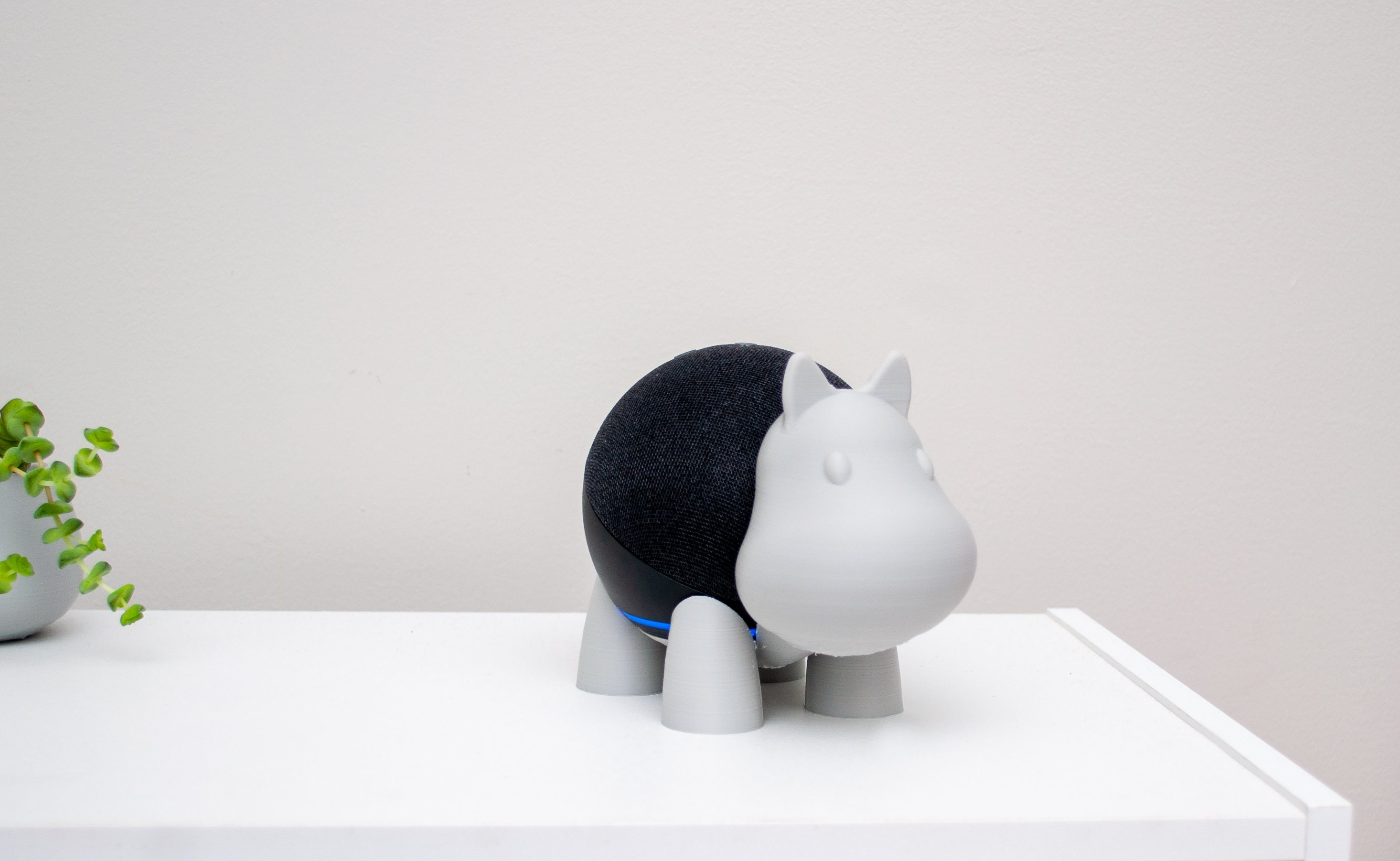 Hippo Smart Device Stand: 3D Printed Smart Home Decor - Etsy