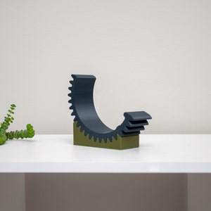 Adjustable Gear Cell Phone Stand, Industrial Decor Holder zdjęcie 8
