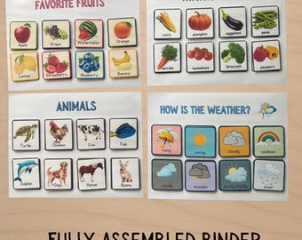 Preschool Montessori Busy Binder for , Matching Activities, Learning Book.