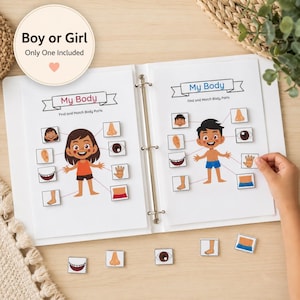 Toddler Busy Binder. Educational Matching Activities. Personalized Montessori Busy book. Ages 1-4. image 6