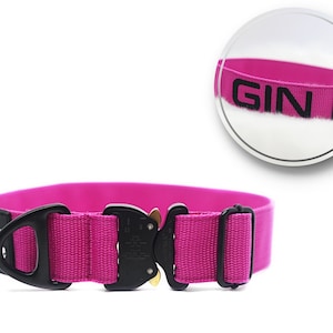 Classic K9 PINK Dog Collar| Tactical dog collar| Cobra Dog Collar| Heavy Duty Dog Collar|Tactical Cobra click|Tactical Collar| Personalized
