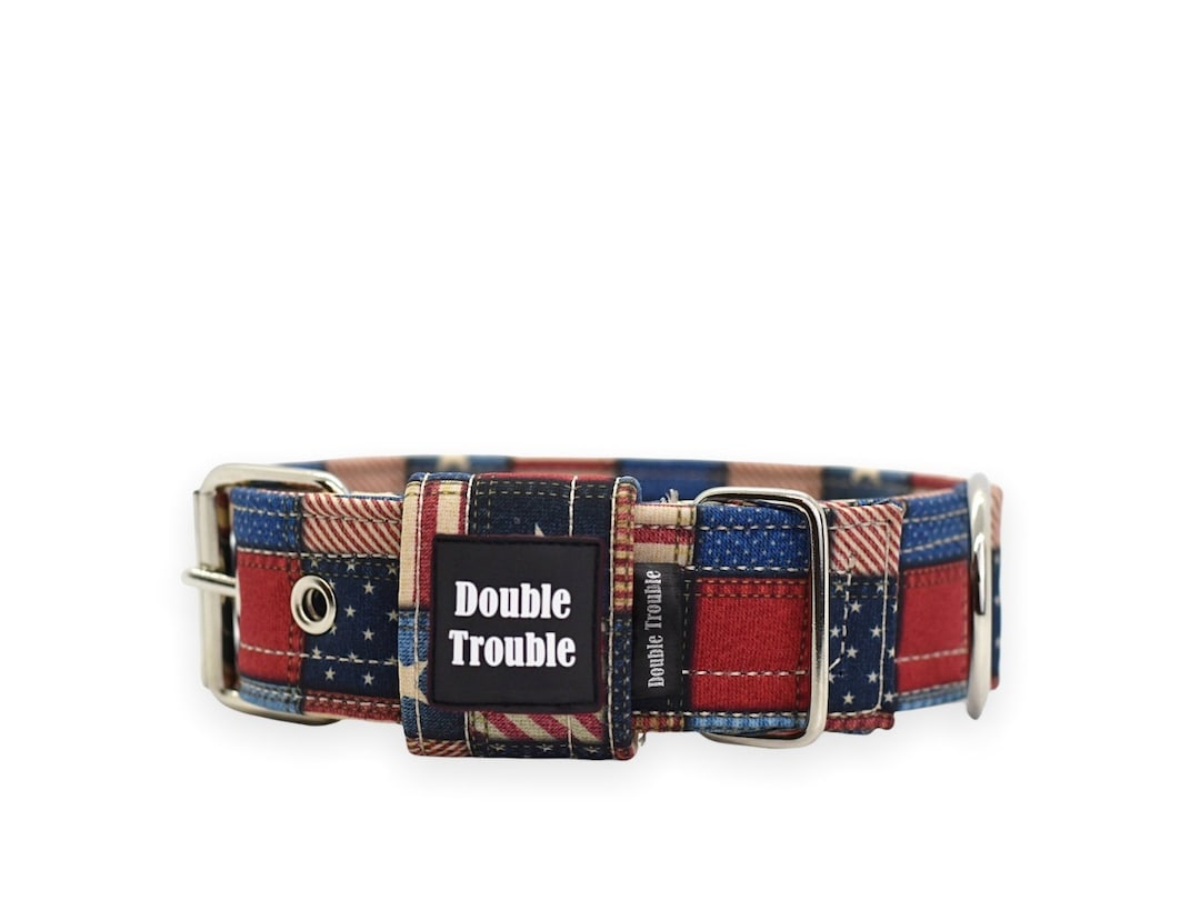 American Flag Dog Collar PREMIUM Dog Collar Dog Collar USA Personalized