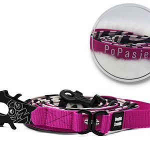 Pink Zebra K9 dog lead| Kong Frog| Quick release dog leash| k9 Lead| Tactical Leash| Collar and Leash| Dog Leash| Tactial Dog Lead| Pink