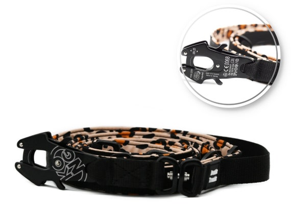 Leopard K9 Dog Lead Kong Frog Quick Release Dog Leash K9 Lead
