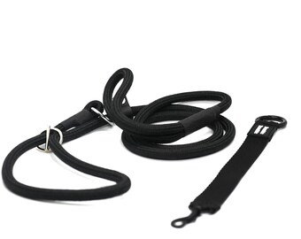 10mm Slip Lead Dog Training Leash: Removable Safety Belt, 20-40kg, multiple colors