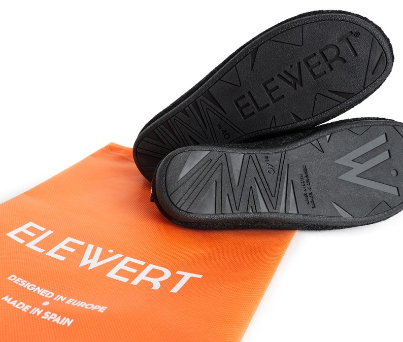 ELEWERT® Original Slippers recycled felt for men and women. Scented rubber sole. EcoFriendly house slippers. Spain. image 10