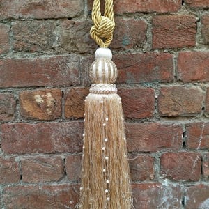 Curtain Tieback Tassel | Elegant Handmade Home Decor | Boho Style  Chic Window Treatments | Perfect for Living Room & Bedroom