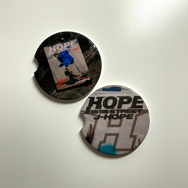 BTS j-hope Hope on the Street Vol. 1 Ceramic Car Coaster