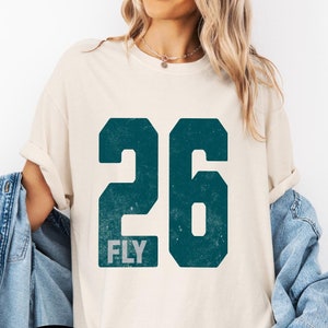 Vintage Eagles Jersey Fly Eagles Shirt Retro Philadelphia Eagles Football Shirt Lets Hunt Eagles Tee Saquon Barkley Shirt Jalen Hurts Shirt