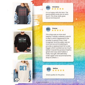 May include: Three customer reviews for an Etsy shop, with five-star ratings and positive comments. The reviews highlight the shop's helpfulness, quality products, and personalized service.