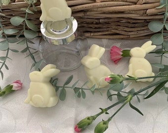 Handmade rabbit soaps/child friendly soap, comes in set of 3 in individual gift bags