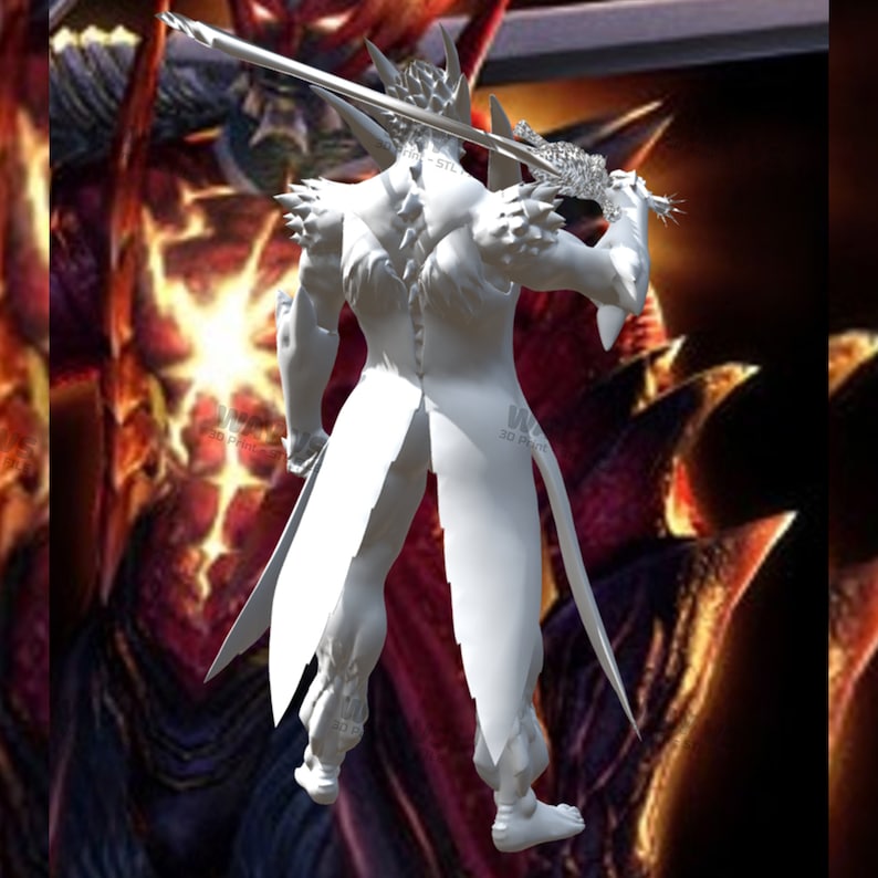Devil May Cry IV Dante Devil Form 3D Prints STL File - Etsy.de