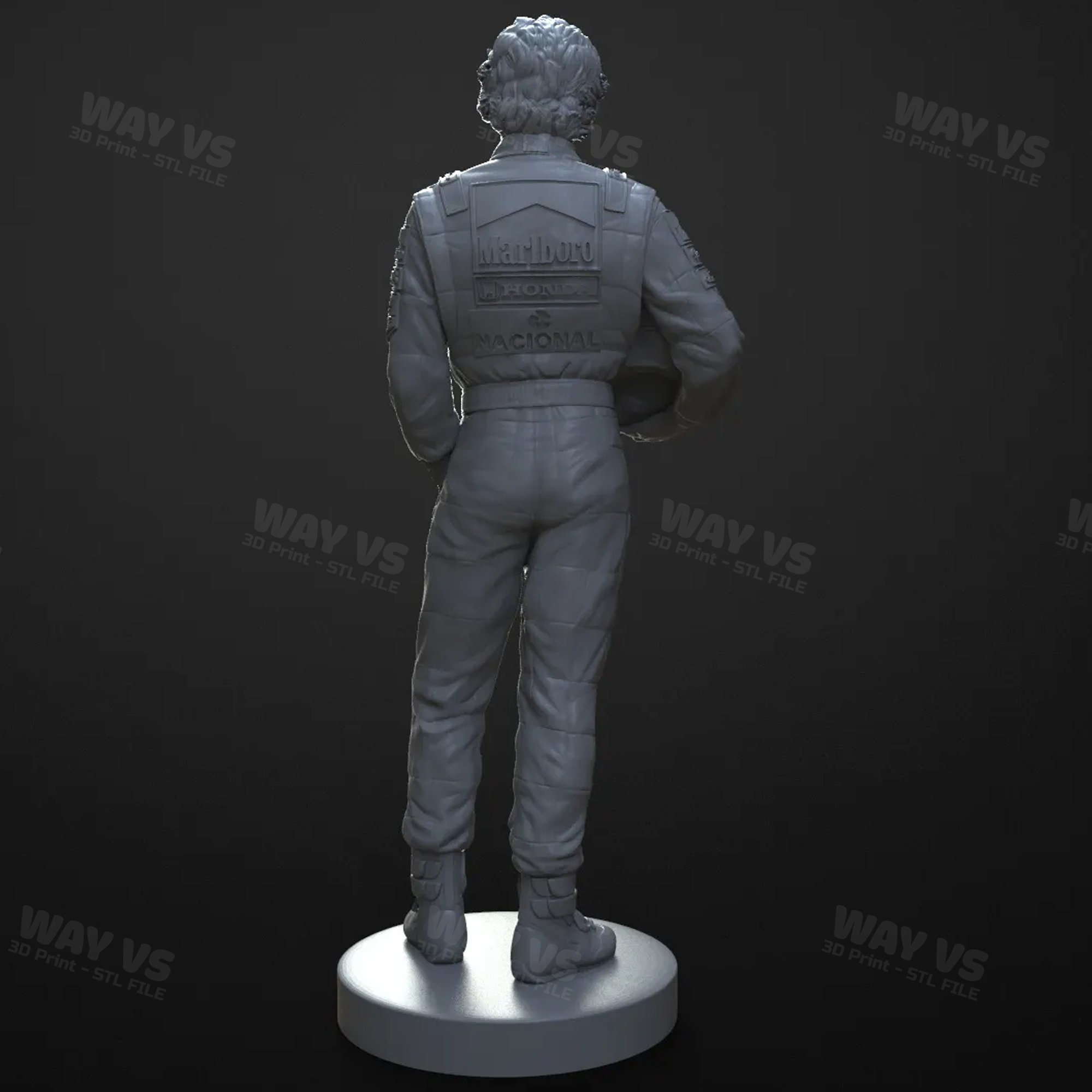Ayrton Senna 3D Prints STL File - Etsy