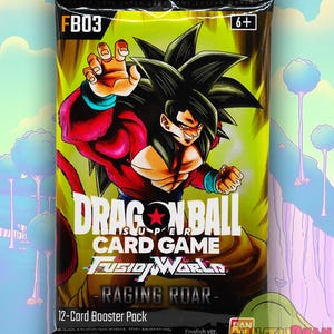 Dragon Ball Super Card Game Fusion World Raging Roar-boosterpakket