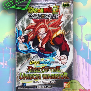Dragon Ball Super Card Game Rise of the Unison Warrior 1st Edition Booster Pack - Etsy Canada Dragon Ball Super Card Game Rise of the Unison Warrior 1st Edition Booster Pack - Etsy Canada