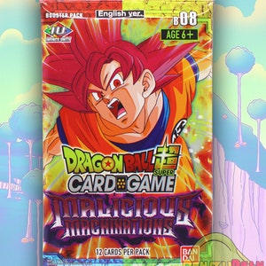 Pack de boosters Malicious Machinations du jeu de cartes Dragon Ball Super