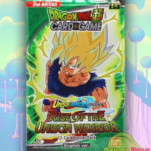 Dragon Ball Super Kartenspiel Rise of the Unisono Krieger 2te Edition Booster Pack