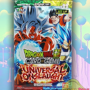 Booster universel Onslaught du jeu de cartes Dragon Ball Super