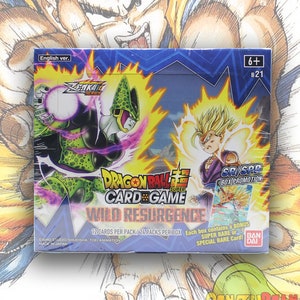 Dragon Ball Super Juego de cartas Wild Resurgence Booster Box - Etsy Espaa