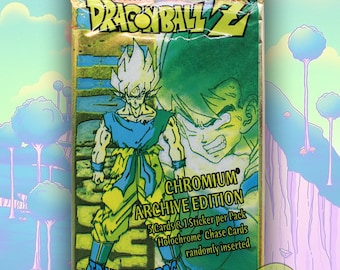 Dragon Ball Z Chromium Archive Edition Trading Card Booster Pack