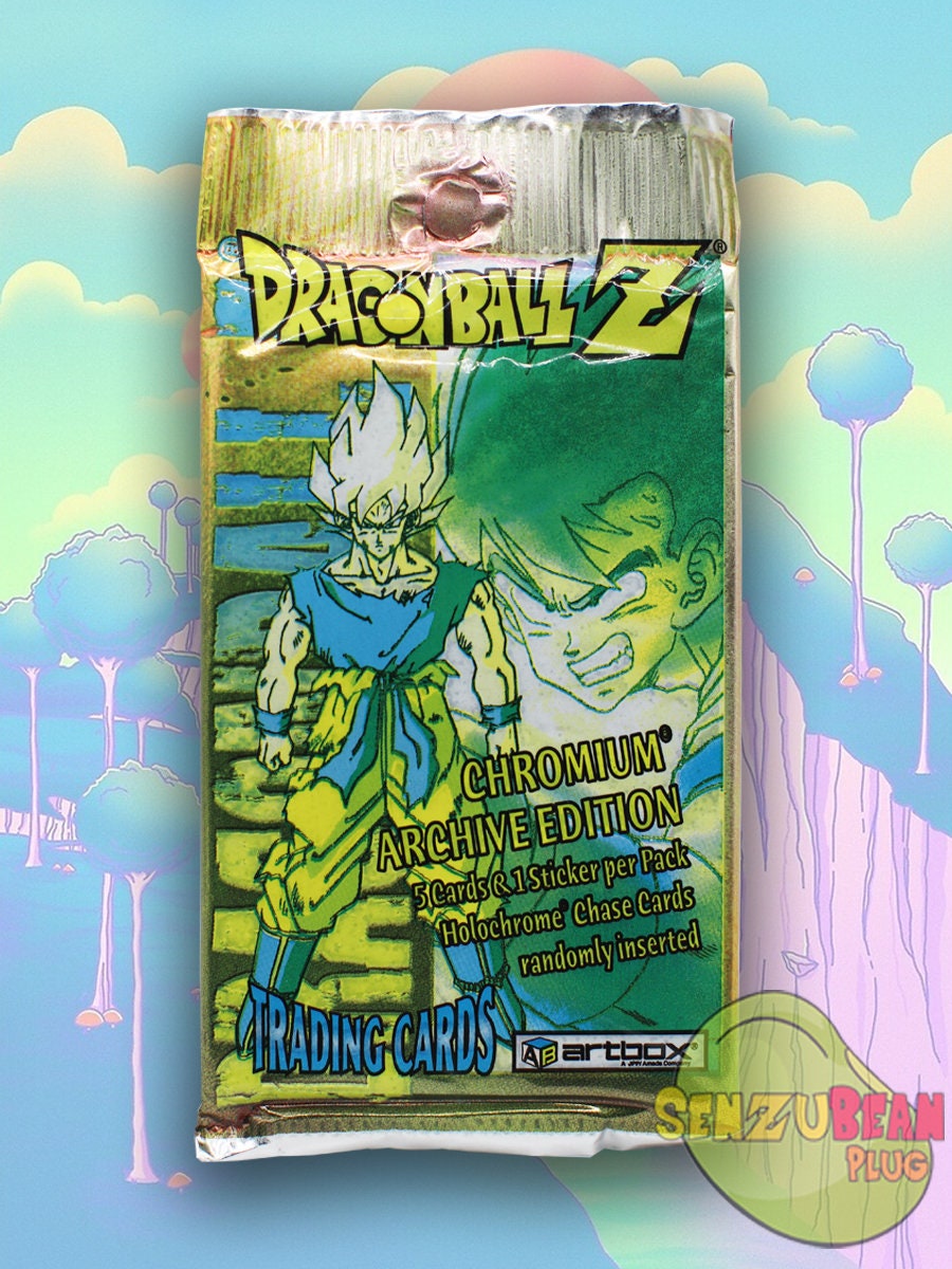 1990s DRAGON BALL Z Trading Cards Pack by Panini Spanish 