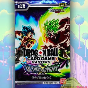 Paquete de refuerzo Ultimate Advent de Masters del juego de cartas Dragon Ball Super