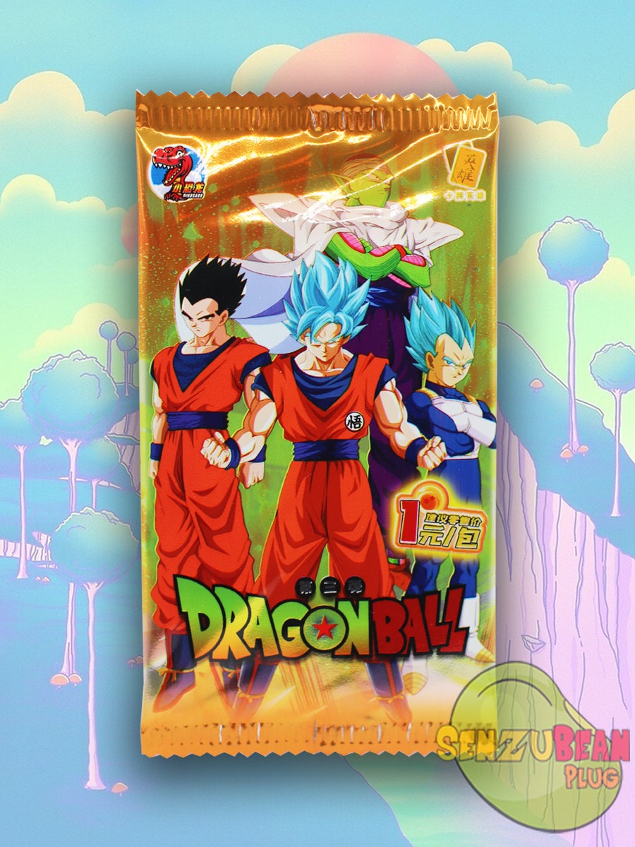 1990s DRAGON BALL Z Trading Cards Pack by Panini Spanish 