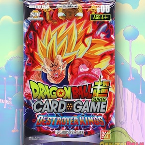 Pack de boosters Destroyer Kings du jeu de cartes Dragon Ball Super