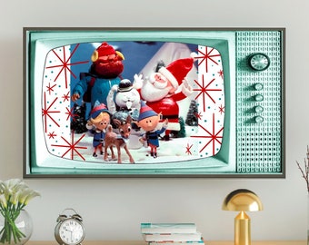 Vintage Christmas Movie Art for Samsung Frame TV (Digital Download)