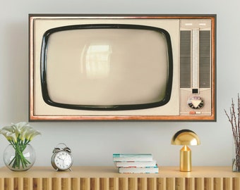 Samsung Frame TV Art, Retro Tv Screensaver, Vintage Off Television Download, #131 Digital Download