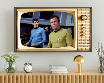 Samsung Frame TV Art, Retro TV Background, Vintage TV Show Image, Space Travel, #323