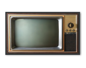 Vintage TV Art for Samsung Frame: Retro Television Set (Digital Download)
