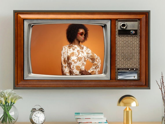 Samsung Frame Tv Art Retro Tv Art Smart Tv Backgrounds Etsy