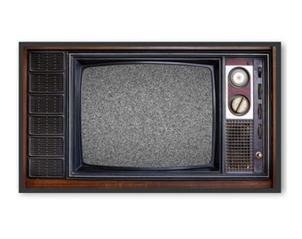 Vintage Static TV Screen Art: Samsung Frame TV (Digital Download)