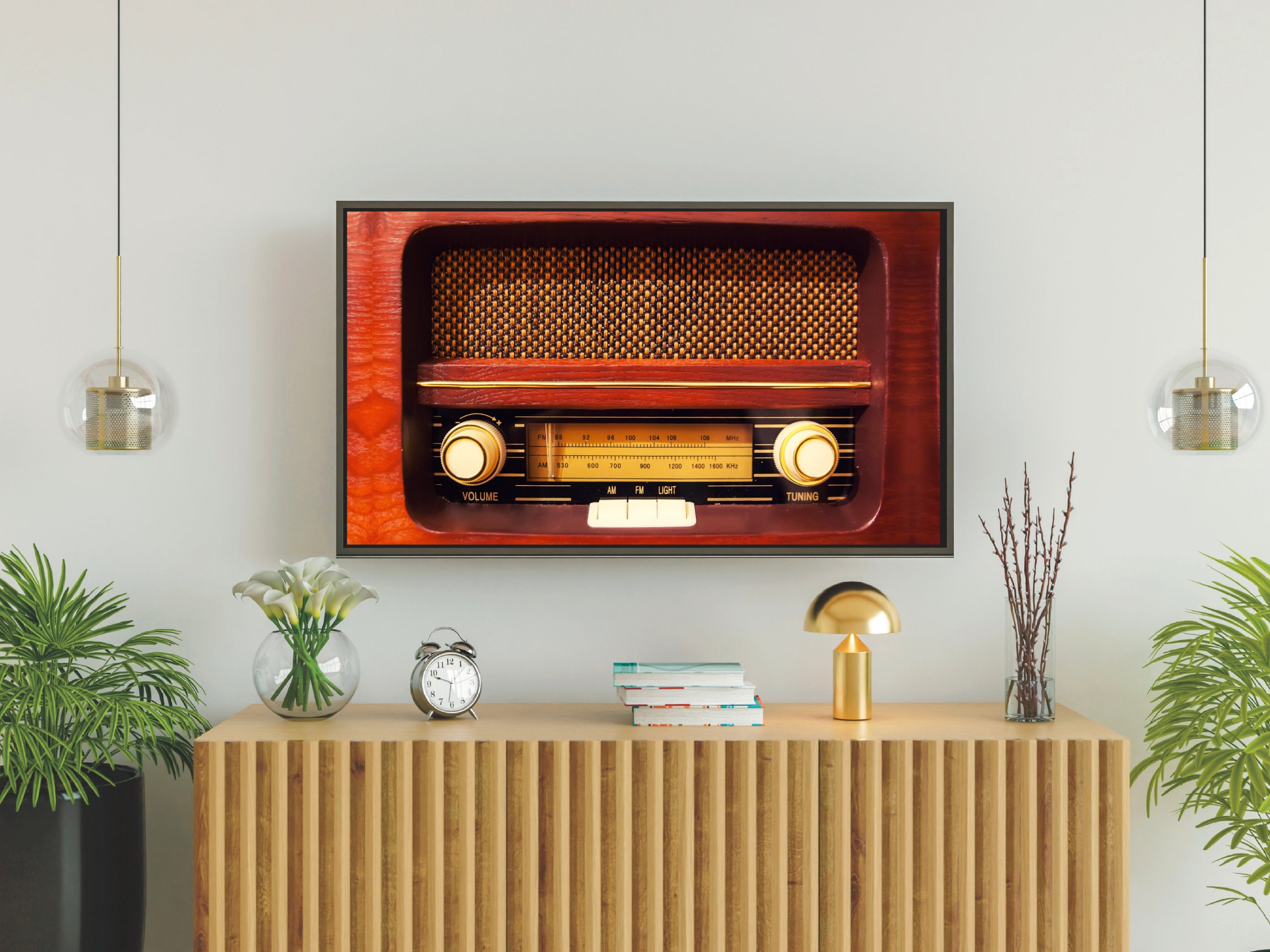 レトロ ブロカント ラジオ Vintage wood radio - Etsy 日本
