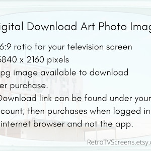 Samsung Frame TV Art, Vintage Old Television Set Image, Blank Turned Off Screen, 50 Digital Download image 8
