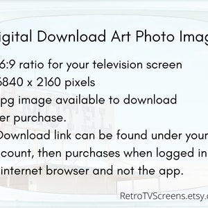 Samsung Frame TV Art, Smart Tv Art, Vintage Retro TV, Retro Pool, Vintage TV Image, Midcentury Architecture, 06 Digital Download image 8