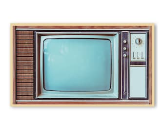 Retro TV Art for Samsung Frame TV: Vintage Television Screensaver (Digital Download)