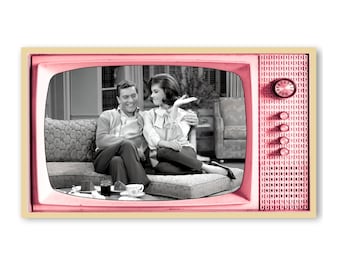 Samsung Frame TV Art, Retro Tv Screensaver Photo Image, 1950s Vintage Tv Show, #398 Digital Download