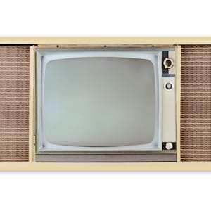 Vintage Samsung Frame TV Art, Blank Turned Off Retro Tv Screen, #536 Digital Download + Free Bonus Image