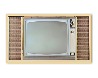 Vintage Samsung Frame TV Art, Blank Turned Off Retro Tv Screen, #536 Digital Download