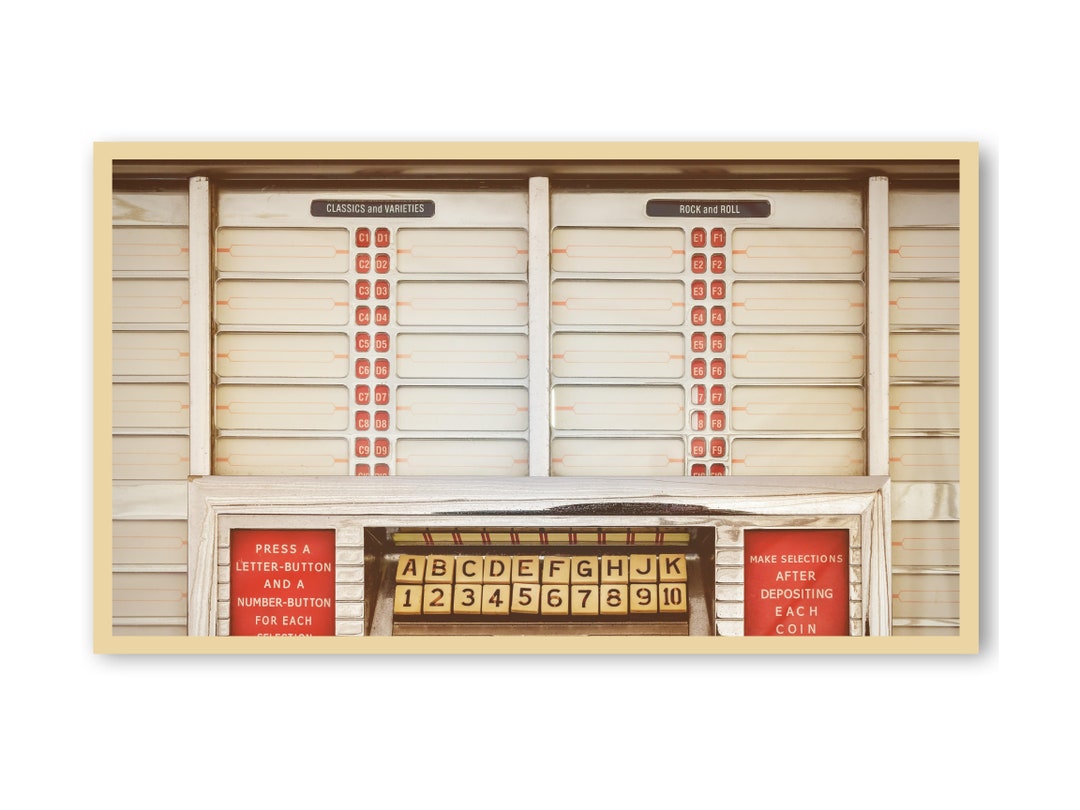 Jukebox Frame Samsung Frame TV Art, Vintage Jukebox Image, #55 Digital Download ...
