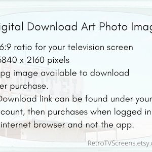 Vintage Samsung Frame Tv Art, Retro Television Photo Image, 556 Digital Download image 7