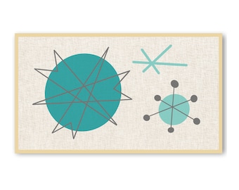 Samsung Frame TV Art: Retro Atomic Design (Digital Download)